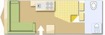 Abbey Spectrum 540 2006 caravans layout