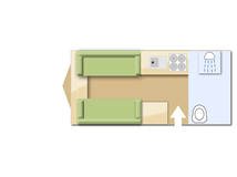 Elddis Xplore 402 2014 caravans layout