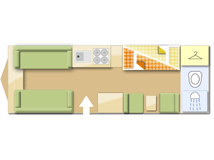 Bailey Pegasus Palermo 2017 caravans layout